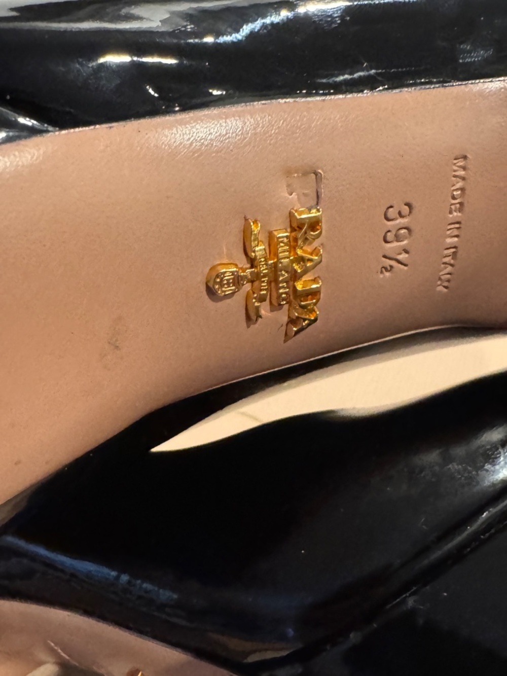 Prada Patent Leather Platform Heel - Picture 8 of 10